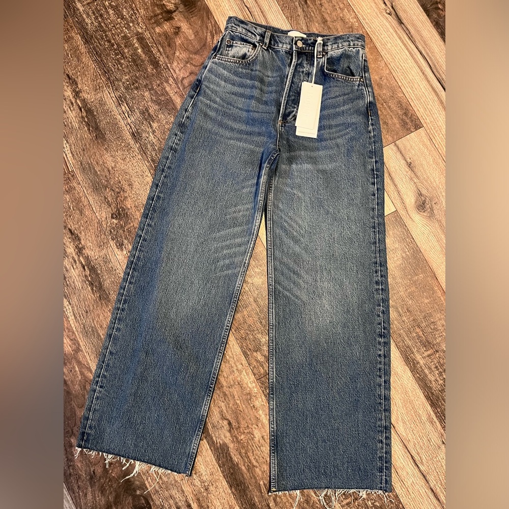 BOYISH- HIGH-RISE WIDE LEG JEANS
